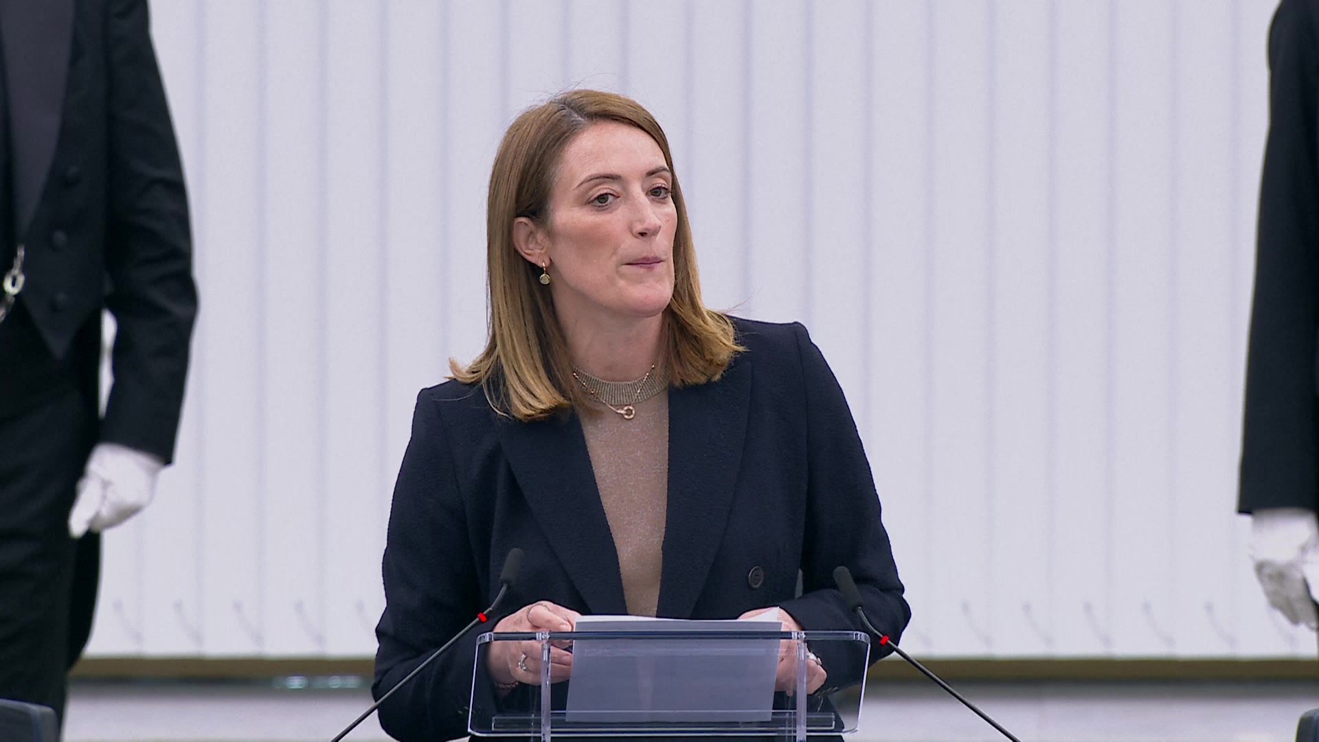 Statement by Roberta METSOLA, EP President, on the passing away of Pope Francis followed by a minute of silence